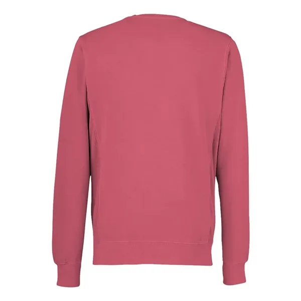 J. America Pigment-Dyed Fleece Crewneck Sweatshirt... from ASI 84358 S&S Activewear