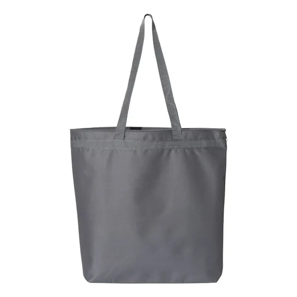 Recycled zipper tote. Blank product.... from ASI 84358 S&S Activewear