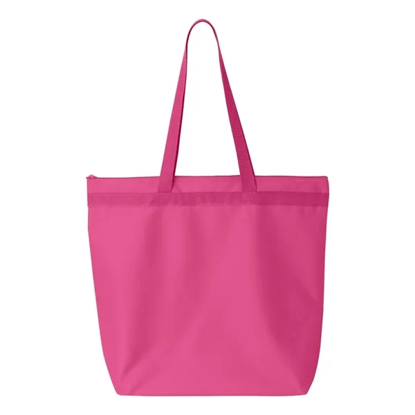 Recycled zipper tote. Blank product.... from ASI 84358 S&S Activewear