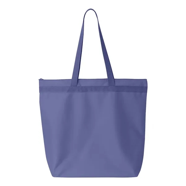 Recycled zipper tote. Blank product.... from ASI 84358 S&S Activewear