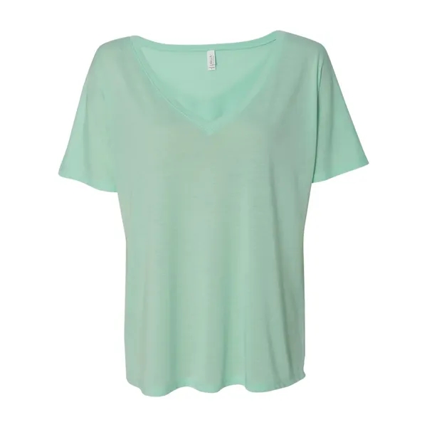 Women's flowy V-neck drop sleeve shirt. Blank product.... from ASI 84358 S&S Activewear