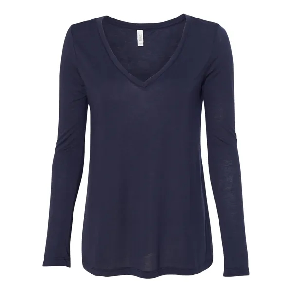 Women's Flowy Long Sleeve V-Neck T-Shirt.... from ASI 84358 S&S Activewear