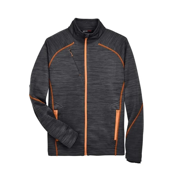 North End Flux Melange Bonded Fleece Jacket... from ASI 84358 S&S Activewear