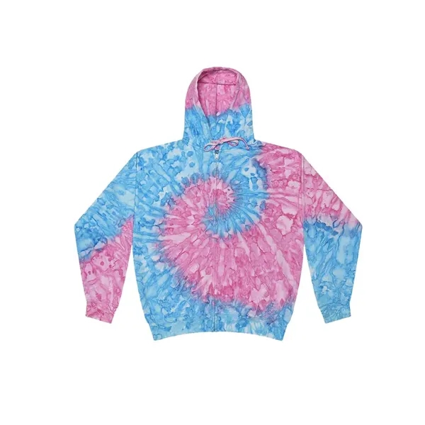 Colortone Tie-Dyed Full-Zip Hooded Sweatshirt... from ASI 84358 S&S Activewear