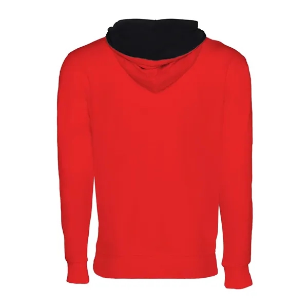 French terry fleece pullover with contrast hood lining and drawcord, metal... from ASI 84358 S&S Activewear