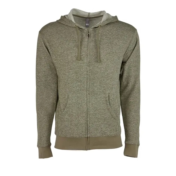 Denim fleece hooded zip available in six colors with a YKK... from ASI 84358 S&S Activewear