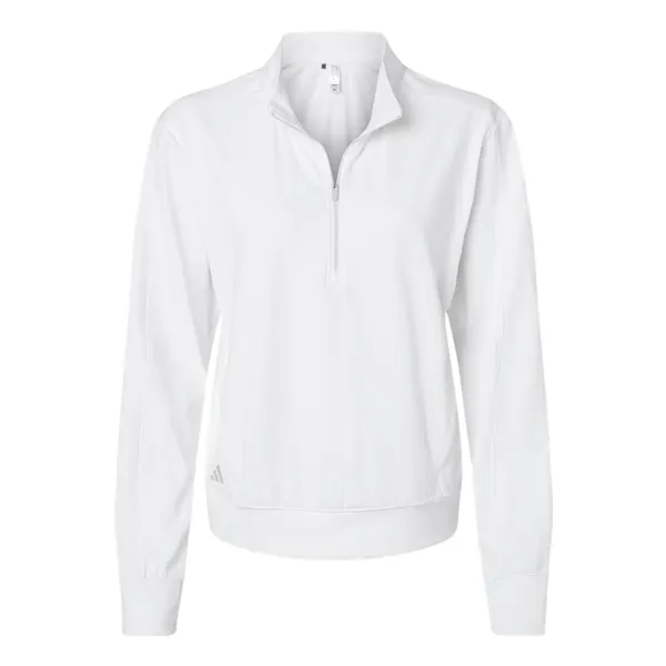Adidas Women's Ultimate365 Textured Quarter-Zip Pullover... from ASI 84358 S&S Activewear