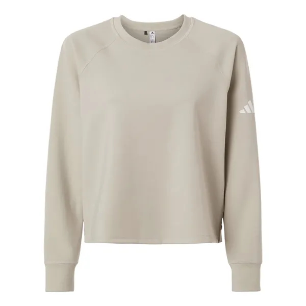 Adidas Women's Beyond Side-Snap Crewneck Sweatshirt... from ASI 84358 S&S Activewear