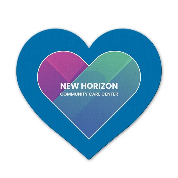 Heart shaped jar opener made of rubber, with a digital full-color... from ASI 54040 Fey Promo