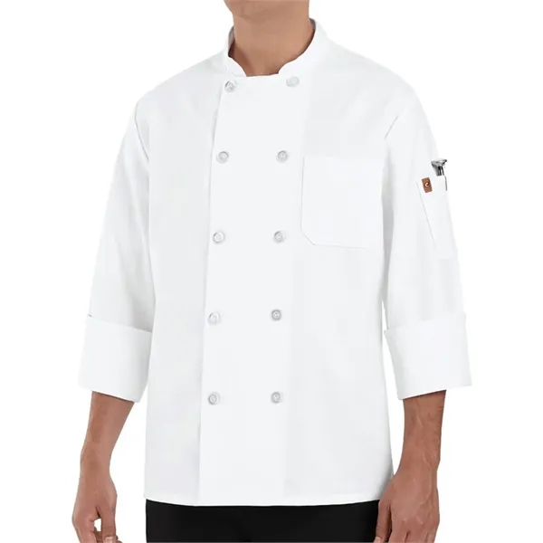 100% Polyester Ten Pearl Button Chef Coat... from ASI 84358 S&S Activewear