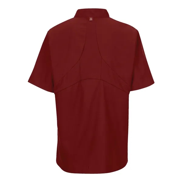 Chef Designs Mimix™ Short Sleeve Chef Coat with OilBlok... from ASI 84358 S&S Activewear