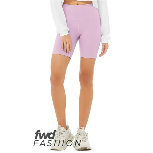 BELLA + CANVAS FWD Fashion Women's High Waist Biker Shorts... from ASI 84358 S&S Activewear