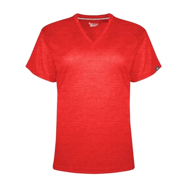 Fitflex Women's Short Sleeve Performance V-Neck Tee... from ASI 84358 S&S Activewear