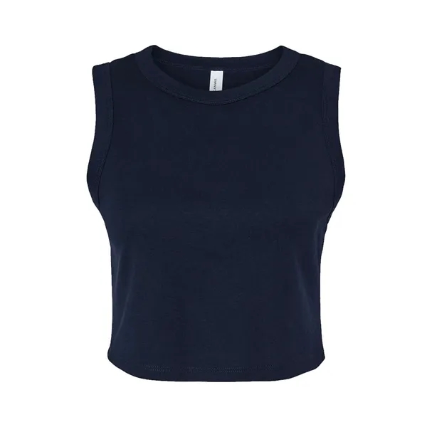 BELLA + CANVAS Women's Micro Rib Muscle Crop Tank... from ASI 84358 S&S Activewear