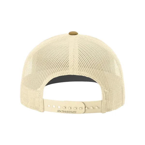Trucker snapback cap made of polyester/cotton with a mesh back and... from ASI 84358 S&S Activewear