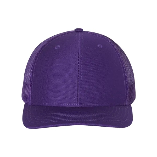 Trucker snapback cap made of polyester/cotton with a mesh back and... from ASI 84358 S&S Activewear