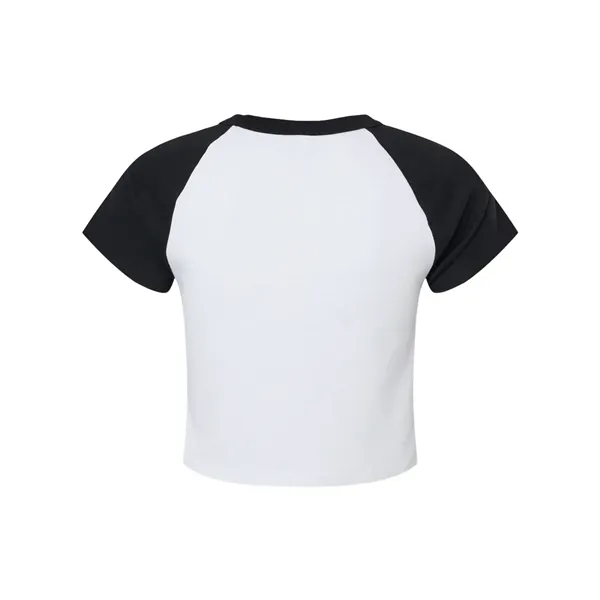 BELLA + CANVAS Women's Micro Rib Raglan Baby Tee... from ASI 84358 S&S Activewear