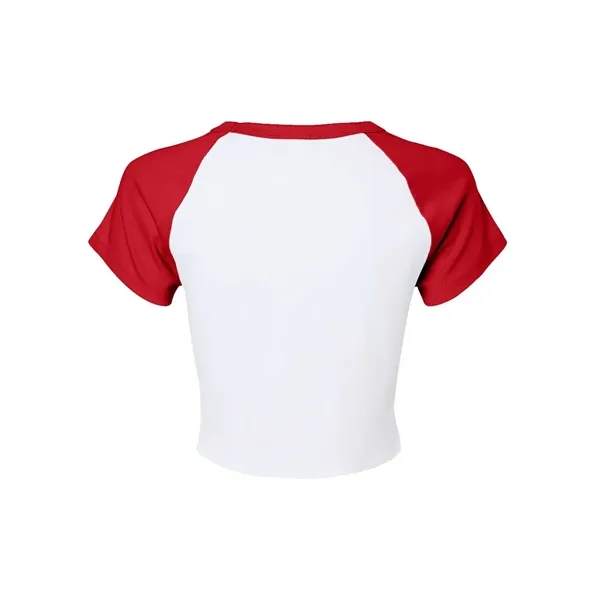 BELLA + CANVAS Women's Micro Rib Raglan Baby Tee... from ASI 84358 S&S Activewear