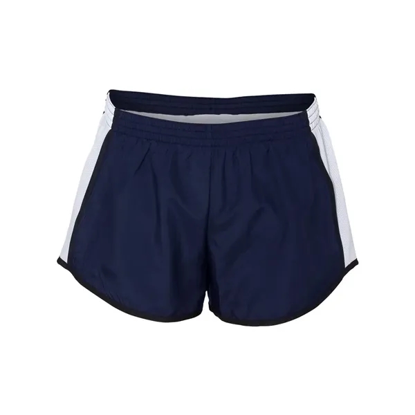 Women's polyester team running shorts. Blank.... from ASI 84358 S&S Activewear