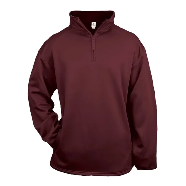 Adult quarter-zip mockneck, blank.... from ASI 84358 S&S Activewear