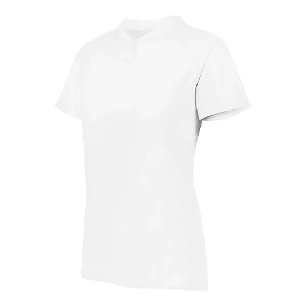 Women's Attain Two-Button Jersey... from ASI 84358 S&S Activewear