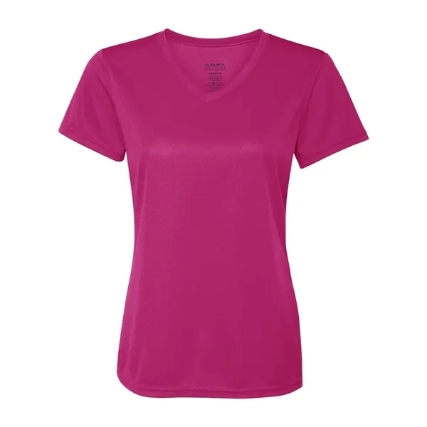 Women's v-neck wicking t-shirt. Blank.... from ASI 84358 S&S Activewear