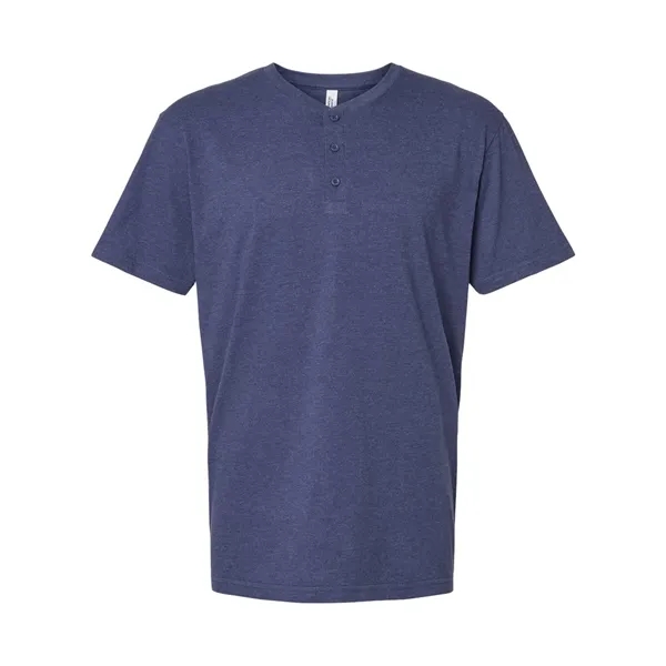 American Apparel Unisex CVC Henley Tee... from ASI 84358 S&S Activewear
