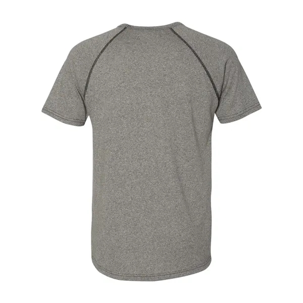 Short sleeve reglan tee with self-binding collar and tear away label.... from ASI 84358 S&S Activewear
