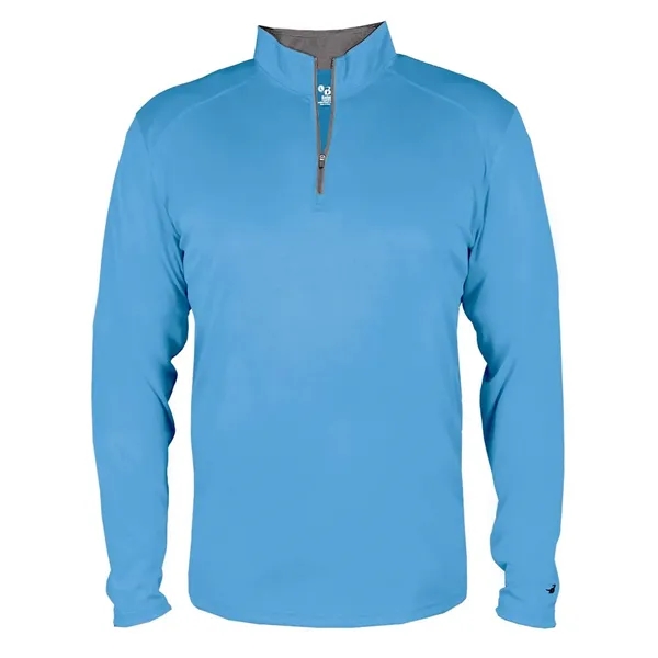 Youth quarter zip pullover with contrasting zipper... from ASI 84358 S&S Activewear