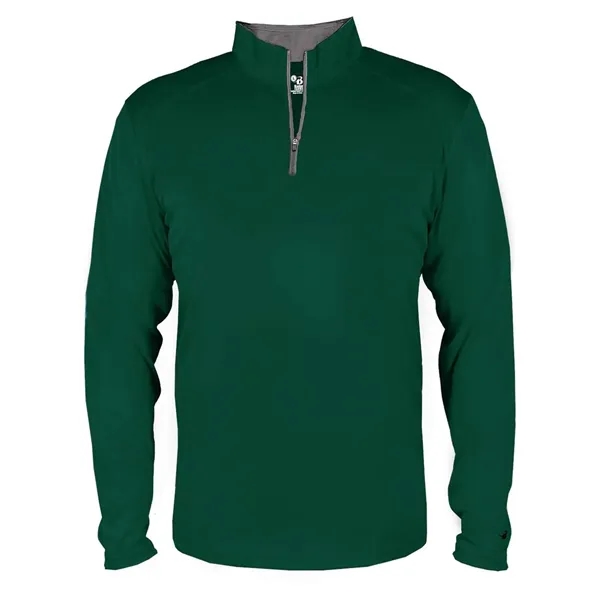 Youth quarter zip pullover with contrasting zipper... from ASI 84358 S&S Activewear