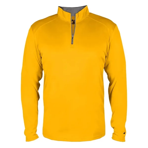 Youth quarter zip pullover with contrasting zipper... from ASI 84358 S&S Activewear