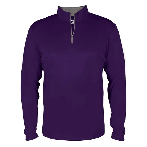 Youth quarter zip pullover with contrasting zipper... from ASI 84358 S&S Activewear