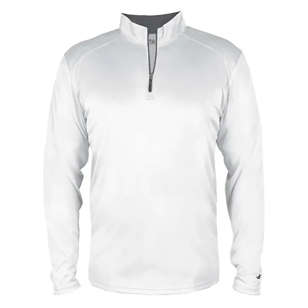 Youth quarter zip pullover with contrasting zipper... from ASI 84358 S&S Activewear