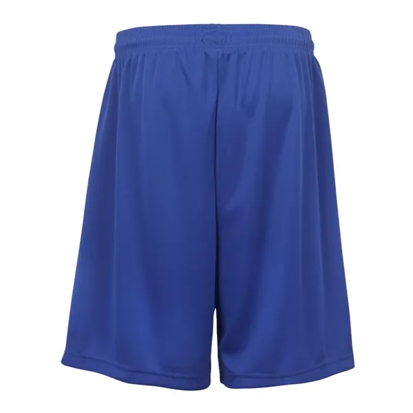 Youth 100% polyester 6" shorts... from ASI 84358 S&S Activewear