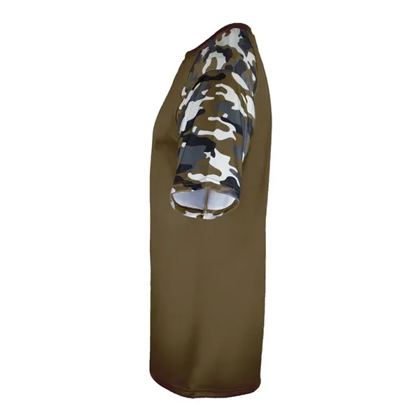 Camo accent sport t-shirt, youth... from ASI 84358 S&S Activewear