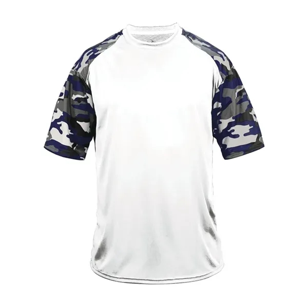 Camo accent sport t-shirt, youth... from ASI 84358 S&S Activewear