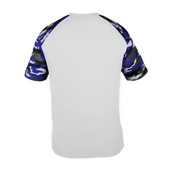 Camo accent sport t-shirt, youth... from ASI 84358 S&S Activewear