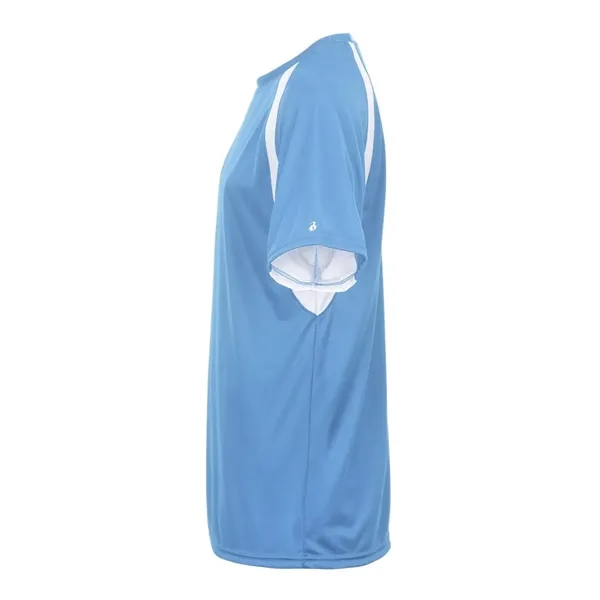 Short sleeve youth shirt with contrast panel... from ASI 84358 S&S Activewear