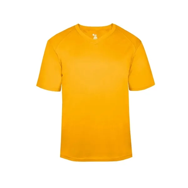 Girl's 100% polyester V-neck t-shirt... from ASI 84358 S&S Activewear