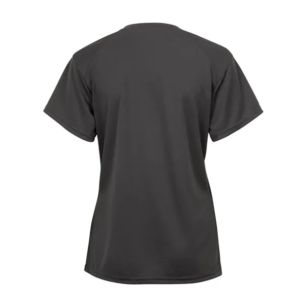 Girl's 100% polyester V-neck t-shirt... from ASI 84358 S&S Activewear