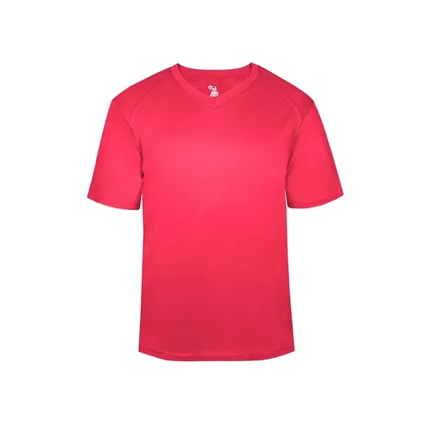 Girl's 100% polyester V-neck t-shirt... from ASI 84358 S&S Activewear