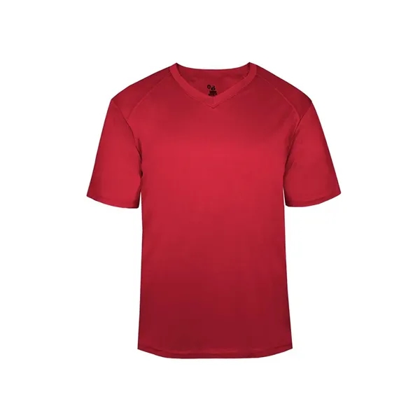 Girl's 100% polyester V-neck t-shirt... from ASI 84358 S&S Activewear