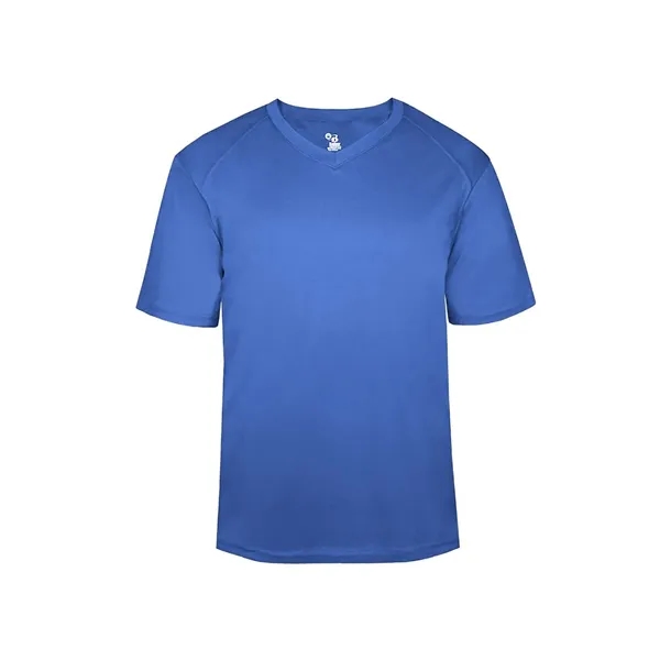 Girl's 100% polyester V-neck t-shirt... from ASI 84358 S&S Activewear