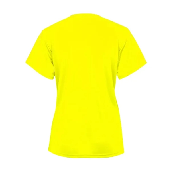Girl's 100% polyester V-neck t-shirt... from ASI 84358 S&S Activewear