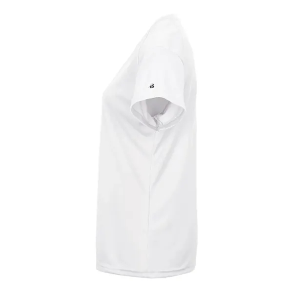 Girl's 100% polyester V-neck t-shirt... from ASI 84358 S&S Activewear