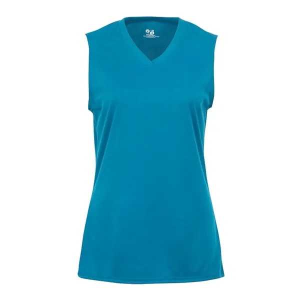 Girl's sleeveless V-neck t-shirt... from ASI 84358 S&S Activewear