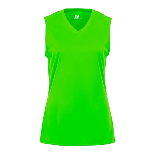 Girl's sleeveless V-neck t-shirt... from ASI 84358 S&S Activewear