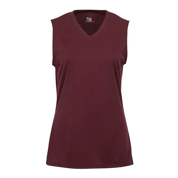 Girl's sleeveless V-neck t-shirt... from ASI 84358 S&S Activewear