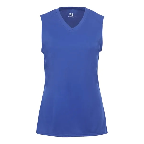 Girl's sleeveless V-neck t-shirt... from ASI 84358 S&S Activewear
