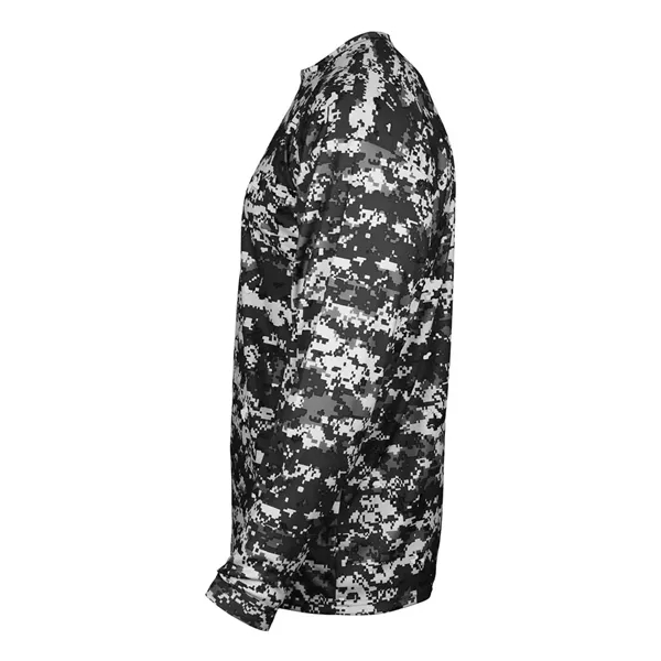 Youth long sleeve T-shirt made with 100% sublimated digital camo polyester.... from ASI 84358 S&S Activewear